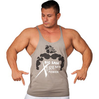 Big Sam EXTREME Stringer Cotton Tank Top 2232