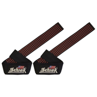Schiek Sports BASIC PADDED LIFTING Neoprene Lifting Straps with Sticky Grip - Model 1000BPSG