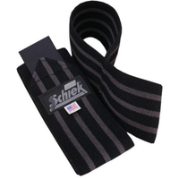 Schiek Sports BLACK OUT LINE Cotton Wrist Wraps - Model 1118S