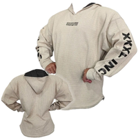 Sweat à capuche oversize en coton imprimé sur les manches Explosive Fibers XXXL Inc.