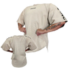 Explosive Fibers XXXL Inc. T-shirt oversize en coton imprimé sur les manches