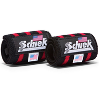 Schiek Sports BLACK LINE Cotton Wrist Wraps - Model 1118B
