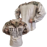 Sweat à capuche surdimensionné camouflage en coton Explosive Fibers XXXL INC STANDARD ISSUE