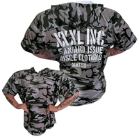 Explosive Fibers XXXL STANDARD ISSUE Débardeur camouflage surdimensionné avec capuche