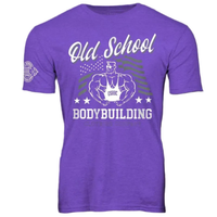 Old School Bodybuilding STARS & STRIPES Baumwoll-T-Shirt