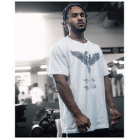 Fibres explosives CEUX QUI ENDURANT T-shirt en coton oversize