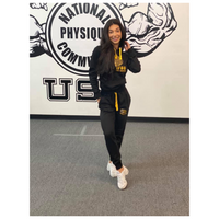 IFBB Pro Women's High-Quality Fleece-Cotton Jogging Pants