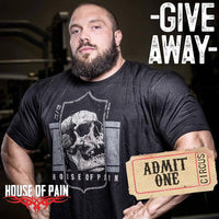 T-shirt en coton House Of Pain avec badge tête de mort