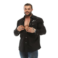 Chemise en coton surdimensionnée Big Sam 5011