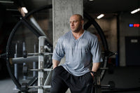 La Familia HARDCORE übergrosses hochwertiges Baumwoll-T-Shirt mit V-Ausschnitt