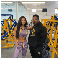 Sweat à capuche oversize en coton pour homme IFBB Pro