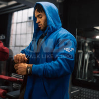 Explosive Fibers XXXL INC BODYBUILDER Oversized Cotton Zip-Up Hoodie