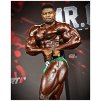 CJ's Elite KELLY GREEN SHATTER CRACKED ICE bodybuilding posing pants