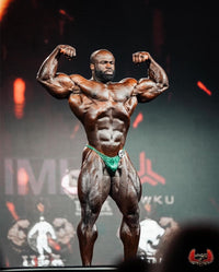 Pantalon de bodybuilding vert marine Elite de CJ's Elite