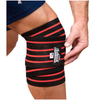 Schiek Sports BLACK LINE Baumwoll-Kniebandagen mit Klettverschluss - Modell 1178BV