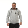 Veste à capuche oversize en coton Big Sam STYLIA avec fermeture éclair 3604