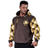 Big Sam oversized camouflage cotton hoodie 4540