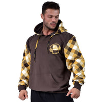 Sweat à capuche surdimensionné Big Sam en coton camouflage 4540