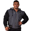 Big Sam STREETWEAR oversized cotton hooded jacket with zipper 3584