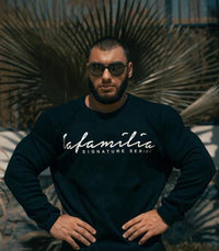 La Familia SIGNATURE SERIES oversized cotton sweatshirt