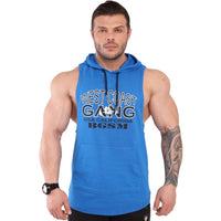 Débardeur oversize en coton à capuche Big Sam WEST COAST 2307