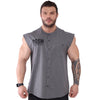 Chemise sans manches oversize en coton Big Sam BGSM UNIVERSAL 5044
