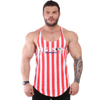 Big Sam two-tone stringer cotton tank top 2282