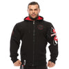 Veste à capuche en coton surdimensionnée Big Sam avec fermeture éclair 3571