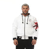 Veste à capuche en coton surdimensionnée Big Sam avec fermeture éclair 3615
