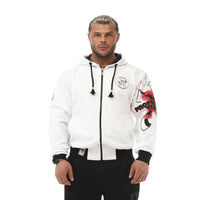 Veste à capuche en coton surdimensionnée Big Sam avec fermeture éclair 3615